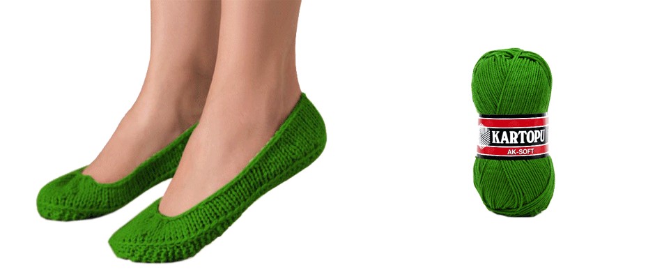 Yeşil Babet Çorabı